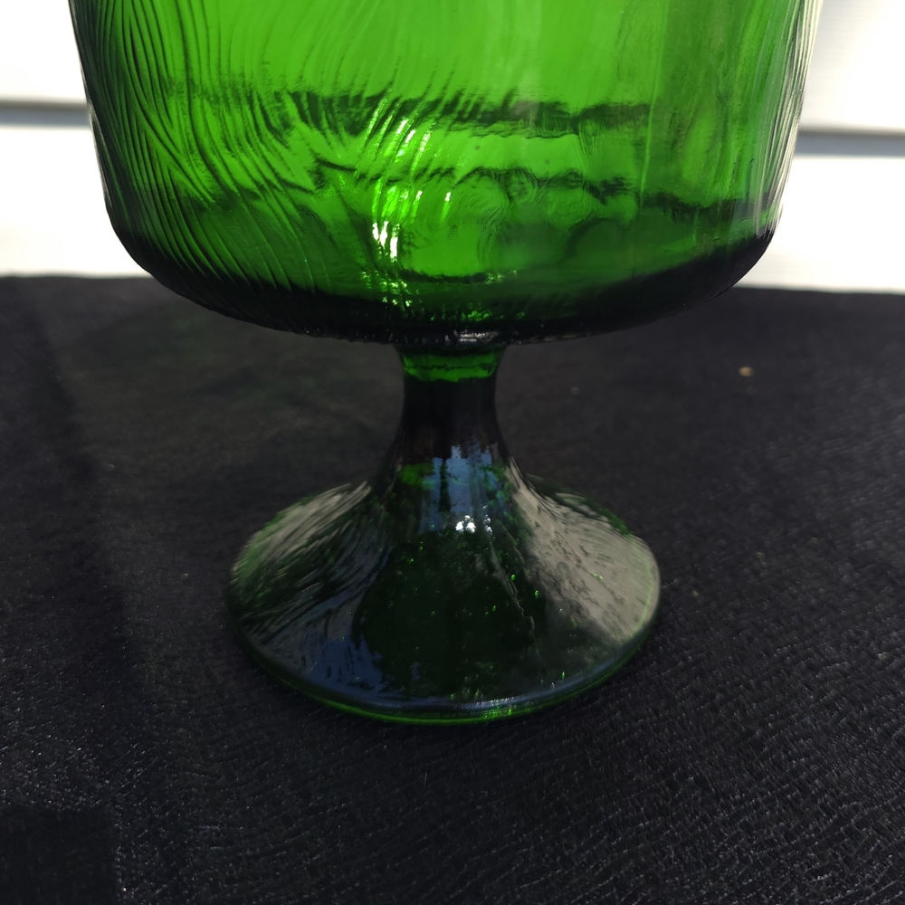 Vintage Hoosier Textured Glass Dish - Picture 3 of 6
